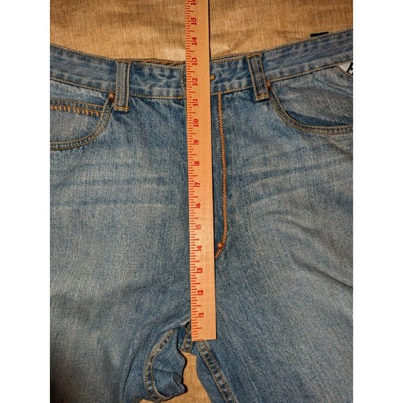 ENYCE Jeans Mens 40x32 Y2K Baggy Wide Pipe Embroidered Urban Skater JNCO Style - Picture 11 of 11